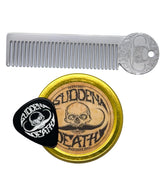 THE VINTAGE GROOMING CO Sudden Death wax 1oz tin for strong on the go hold.