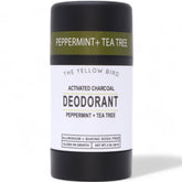 The Yellow Bird natural deodorant packaging shows a 3oz size for everyday carry.