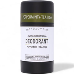 The Yellow Bird natural deodorant packaging shows a 3oz size for everyday carry.