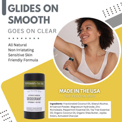 The Yellow Bird skin-friendly formula promotes calm, irritation-free daily wear.