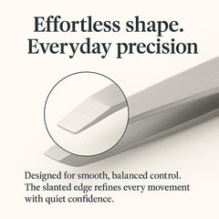 THEMOA pointed-tip tweezers shaping brows with precision