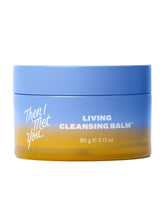 Then I Met You Living Cleansing Balm in an open jar showcasing the sorbet-like texture.