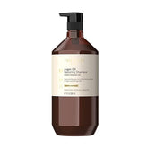 Theorie Argan Oil Restoring Shampoo bottle promotes color-safe moisture for all hair types.