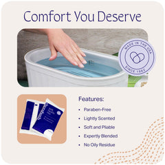 Therabath Lavender Harmony refill bag sealed for easy home warm therapy.