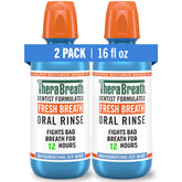 TheraBreath icy mint front packaging showing two bottles and brand clarity