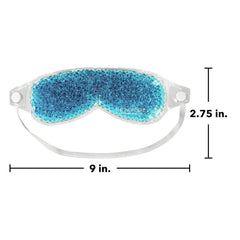 TheraPearl Eye Mask in freezer demonstrates cooling relief for puffy eyes and allergies