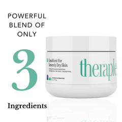 Theraplex Emollient Cream being applied to hands and feet