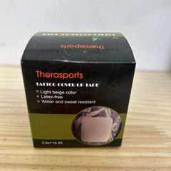 Therasports tattoo cover up tape closeup skin shows soft, skin-friendly fabric
