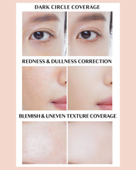 THESAEM Cover Perfection Balm texture blends smoothly for natural matte finish.