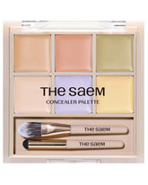 THESAEM Cover Perfection Palette front view for portable all-in-one coverage.
