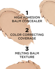 THESAEM Concealer balm melts into skin to minimize dark circles and blemishes under eyes