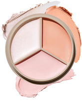 THESAEM Cover Perfection Triple Pot Concealer palette closeup shows three shades for brighter under-eyes.