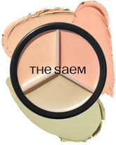 THESAEM Cover Perfection palette closeup showing smooth texture for flawless base