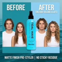 THESALONGUY Tidal Wave beach-waves texture on hair with natural movement