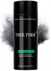 Thick Fiber bottle 25g in black for quick, on-the-go touch-ups.