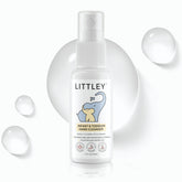 Think Smarter Products Littley hand cleanser bottle front for quick, gentle cleanups