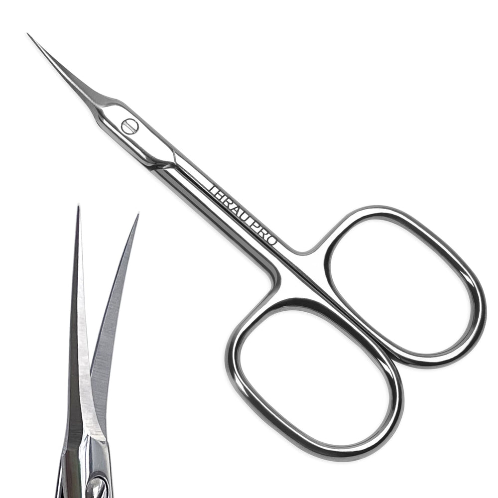 THRAU cuticle scissors closeup blade for precise trimming and cleaner cuts