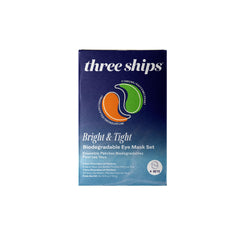 Three Ships eye mask close-up hydration demonstrates deeply hydrating under-eye treatment.