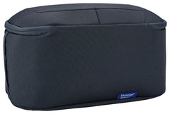 Thule Subterra 2 toiletry bag open lid with wipeable mesh panel for easy access