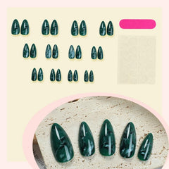 Thuoxde nail stickers and adhesive provide a secure, salon-like finish.