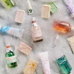 Thymes packaging featuring artisan botanicals and elegant design.
