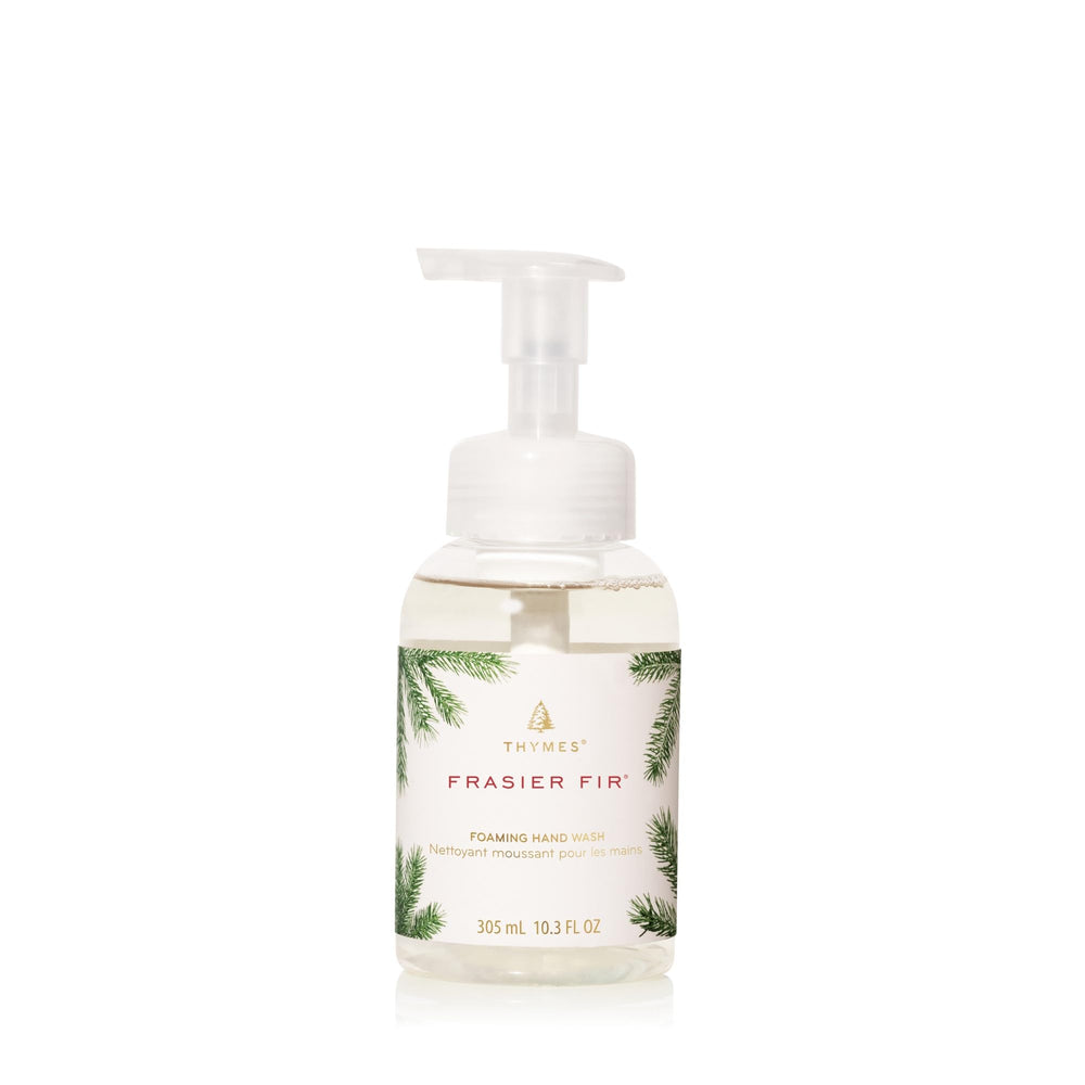 Thymes Foaming Hand Wash pump bottle with forest scent for soft hydrated hands