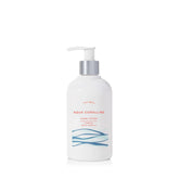 Thymes Aqua Coralline hand lotion front view showing non-greasy hydration