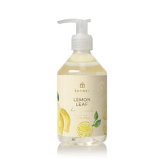 Thymes Lemon Leaf Hand Wash pump bottle ready for daily cleansing and hydration