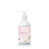 Thymes Magnolia Willow hand lotion bottle delivers luxurious hydration for soft, everyday hands.