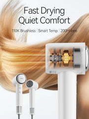 Tideway diffuser attachment enables even airflow for frizz control