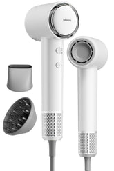 Tideway hair dryer front view in white for fast at-home styling