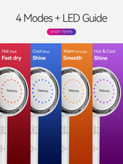 Tideway hair dryer rear view highlighting compact design for travel