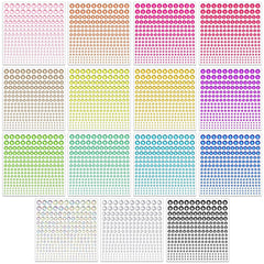 Tidponra 4170-pcs rhinestone gems for versatile DIY crafts and party embellishments.