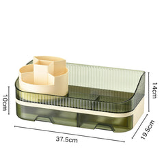 Tidyladyo countertop skincare holder fits bottles and perfumes for clutter-free counters.