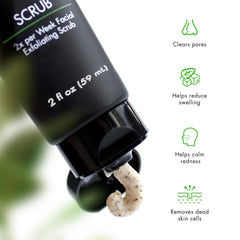 Allantoin helps soothe skin after gentle exfoliation with cooling finish.