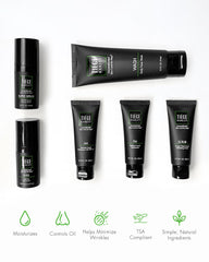 Tiege Hanley PM moisturizer for overnight skin nourishment and elasticity support.
