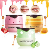 Tiejdhr Honey Lip Balm jar closeup demonstrating deep hydration for smoother lips