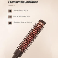 TIENQI 0.59-inch brush bristle closeup highlights soft nylon bristles for gentle contact