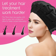 Tifara Beauty gel-thermal technology cap close-up showing even heat distribution.