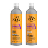 TIGI Colour Goddess shampoo bottle showing color protection benefits for dyed hair