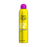 TIGI Bed Head Oh Bee Hive bottle shows volume-boosting, oil-absorbing dry shampoo.