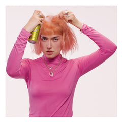 TIGI Bed Head Oh Bee Hive bottle shows oil absorption and refreshed roots in action.