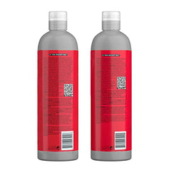 TIGI Bed Head Resurrection shampoo close-up of foamy lather highlighting cleansing power.