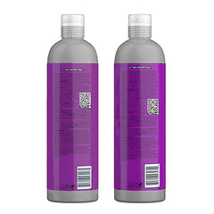 TIGI Serial Blonde restoring conditioner tube highlights moisturizing shine for damaged hair.