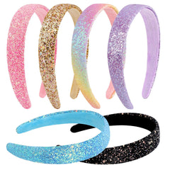 Tihebax glitter headbands in pink add sparkle for playful outfits and party moments.