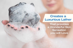 Tilcare shower loofah with durable cotton string for long-lasting use.
