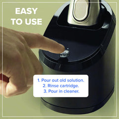 Tillbrook Clean & Renew system bottle shown for universal compatibility.