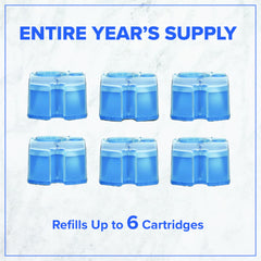 Tillbrook Razor Cleaner cartridge refill compatibility enhances long-lasting-clean routine.