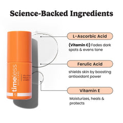 Timeless Skin Care vitamin c serum-10-percent-vitamin-c focuses on antioxidant protection for an even skin tone.