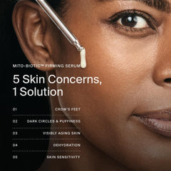 Timeline Mito-Biotic serum bottle pump enables precise, controlled application.